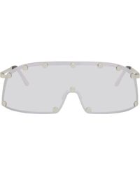 Rick Owens - シルバー Hollywood Shielding サングラス - Lyst