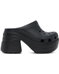 Crocs™ - Chaussures à talon haut siren noires - Lyst
