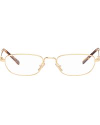 Miu Miu - Rectangular Glasses - Lyst