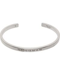 Maison Margiela - Number Reference Cuff Bracelet - Lyst