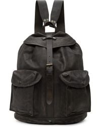RRL - Leather Rucksack Backpack - Lyst