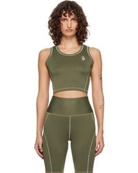 Moncler - Khaki Polartec Sport Top - Lyst