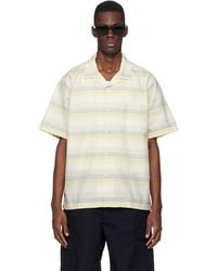 Nanamica - Open Collar Pique S/S Shirt - Lyst