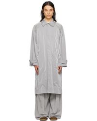 Hed Mayner - Buttoned Trench Coat - Lyst