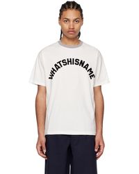 Bode - T-shirt 'whatshisname' blanc - Lyst