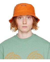 Jacquemus - Orange Le Raphia 'le Bob Gadjo' Bucket Hat - Lyst