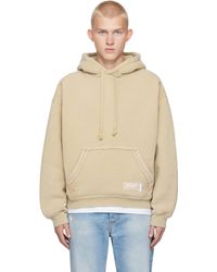 Axel Arigato - Tan Element Distressed Hoodie - Lyst