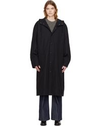 A.P.C. - Parka Long Noir - Lyst