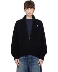 Adererror - ブラック Sig; Trs Tag Knit Zip-Up 01 トラックジャケット - Lyst