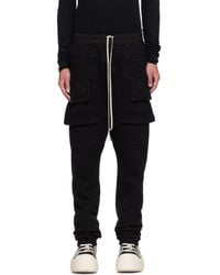 Rick Owens - Tower Creatch Drawstring Cargo Pants - Lyst