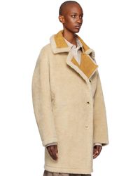 RECTO. 70S Orchid Faux-Fur Coat in Black | Lyst