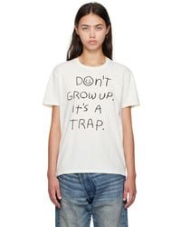 R13 - Off- 'Don'T Grow Up' Boy T-Shirt - Lyst