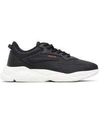 HUGO - Ripstop Lightweight Sole Sneakers - Lyst