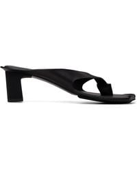 MM6 by Maison Margiela - Anatomic Flip Flop Mule Heeled Sandals - Lyst
