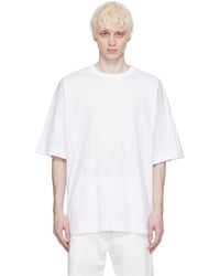 Dries Van Noten - White Dropped Shoulders T-shirt - Lyst