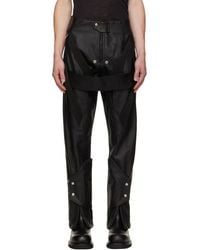 Rick Owens - Tower Megastrapped Motopants Leather Pants - Lyst