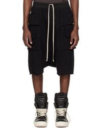 Rick Owens - Temple Creatch Pods Cargo Shorts - Lyst