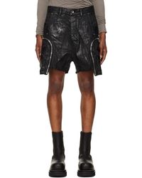Rick Owens - Tower Bauhaus Denim Shorts - Lyst