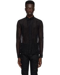 Julius - ブラック Formal シャツ - Lyst