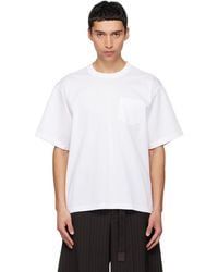 Sacai - Cotton Jersey T-Shirt - Lyst