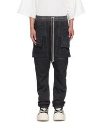 Rick Owens - Tower Creatch Drawstring Cargo Pants - Lyst