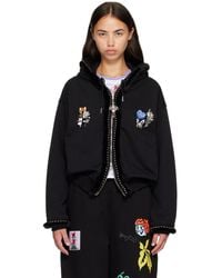 Chopova Lowena - Fuzzy Pearl Zip Hoodie - Lyst