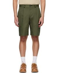 Barbour - Khaki Mordey Chino Shorts - Lyst