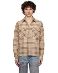 Represent - ベージュ Sheer フランネルシャツ - Lyst