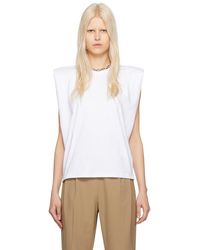 Frankie Shop - T-shirt eva blanc - Lyst
