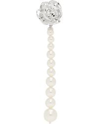 ShuShu/Tong - Yvmin Edition Pearl String Rose Single Earring - Lyst