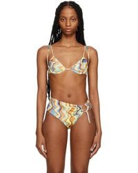 Jacquemus - Multicolor 'le Haut De Maillot Barco' Bikini Top - Lyst