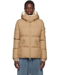 Moncler - Tan Fourmines Short Down Jacket - Lyst
