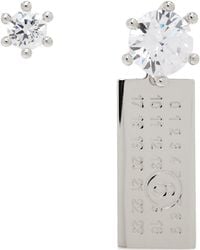 MM6 by Maison Margiela - Numeric Charm Earrings - Lyst