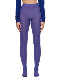 Jil Sander - Wool Blend Tights - Lyst