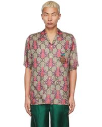Gucci Musixmatch Edition '22,705' Pineapple Bowling Shirt - Multicolor