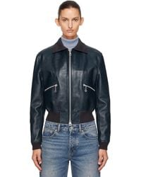 Our Legacy - Mini Leather Bomber Jacket - Lyst