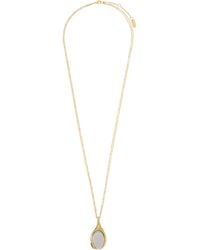 Chloé - Mirrored Pendant Necklace - Lyst