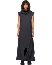 Adererror - Robe Longue Product. 61 Grise - Lyst