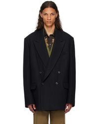 Dries Van Noten - Oversized Blazer - Lyst