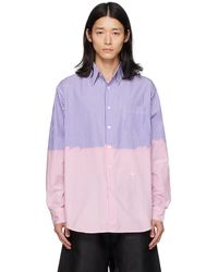 Eytys - Blue & Pink Otis Shirt - Lyst