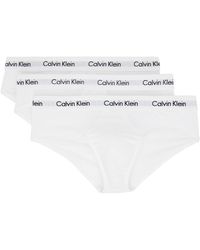 Calvin Klein - ホワイト ブリーフ 3枚セット - Lyst