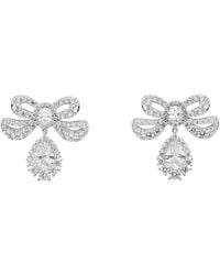 ShuShu/Tong - Yvmin Edition Lissome Gem Bowknot Earrings - Lyst
