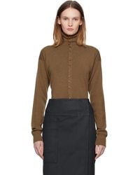 Lemaire - Buttoned Fitted Cardigan - Lyst