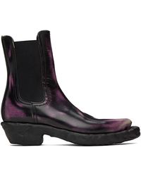 Camper - Bottes venga noir et mauve - Lyst