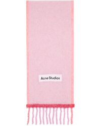 Acne Studios - ナロー ウール モヘア マフラー - Lyst