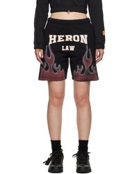 Heron Preston - Black Heron Law Flames Shorts - Lyst