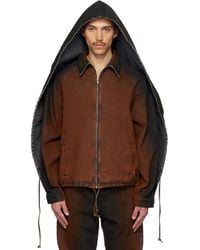 Egonlab - Convertible Hooded Denim Jacket - Lyst