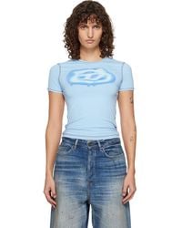 DIESEL - Slim Graffiti-Effect Logo T-Shirt - Lyst
