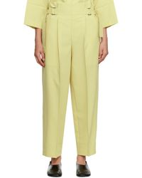132 5. Issey Miyake - Flat Tuck Trousers - Lyst