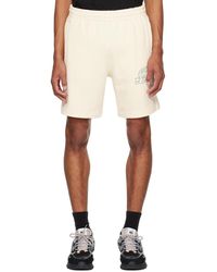 Lacoste - Off-white Relaxed-fit Shorts - Lyst